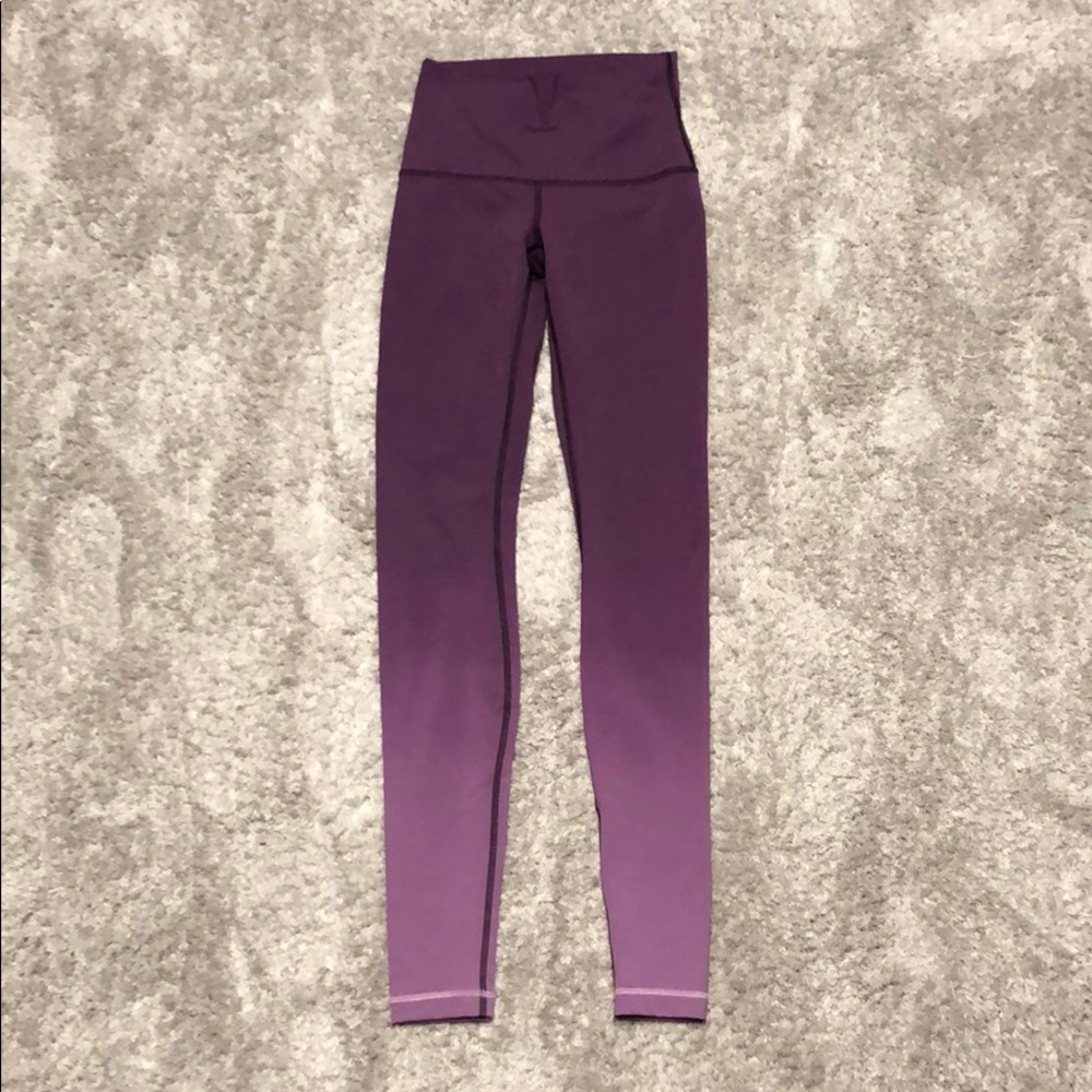 Lululemon ombré leggings.
